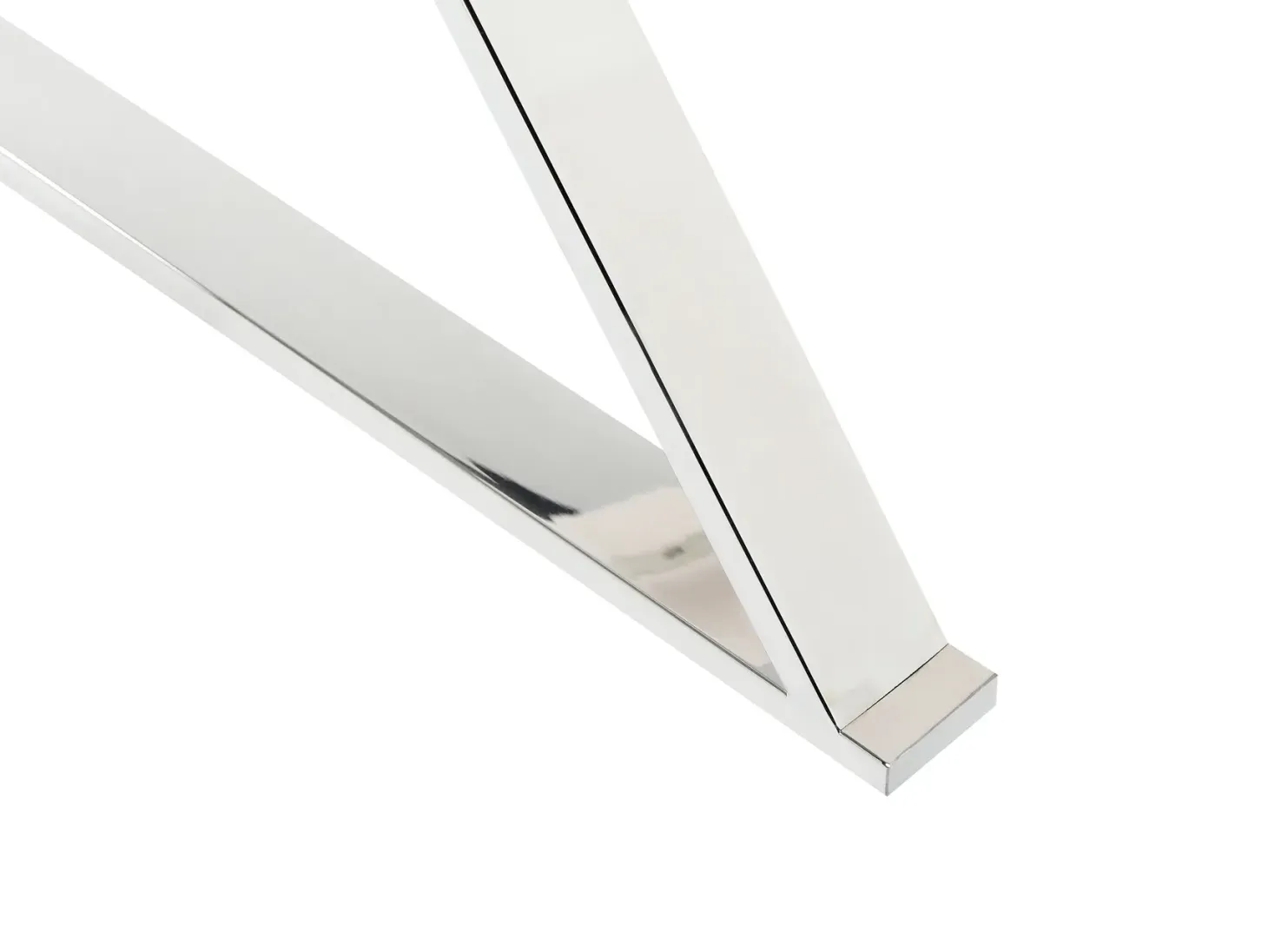 Spisebord ATTICA Hvid 120 cm 70 cm Hærdet glas