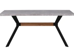 Spisebord BENSON Grå betoneffekt 160 cm 90 cm