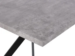 Spisebord BENSON Grå betoneffekt 160 cm 90 cm