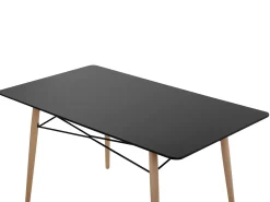 Spisebord BIONDI Sort bøg 140 cm 80 cm