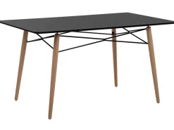 Spisebord BIONDI Sort bøg 140 cm 80 cm