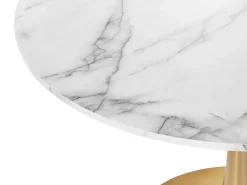 Spisebord BOCA Marmor/guld 90 cm 90 cm