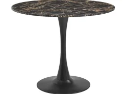 Spisebord BOCA Sort marmor 90 cm 90 cm