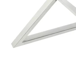 Spisebord BOSCO Sølv 105 cm 105 cm Hærdet glas