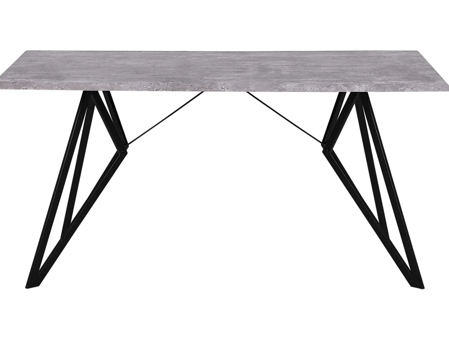 Spisebord BUSCOT Grå betoneffekt 160 cm 90 cm