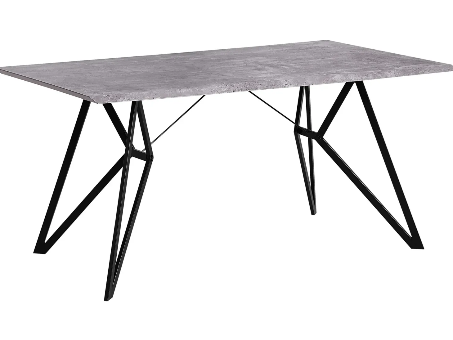 Spisebord BUSCOT Grå betoneffekt 160 cm 90 cm