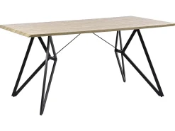 Spisebord BUSCOT Lysebrun 160 cm 90 cm