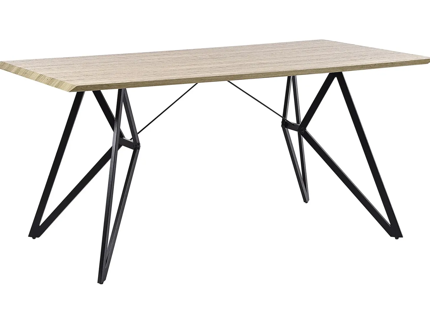 Spisebord BUSCOT Lysebrun 160 cm 90 cm