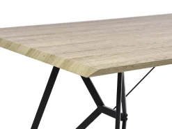 Spisebord BUSCOT Lysebrun 160 cm 90 cm