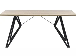Spisebord BUSCOT Lysebrun 160 cm 90 cm