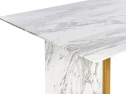 Spisebord CALCIO Hvid marmor 200 cm 100 cm