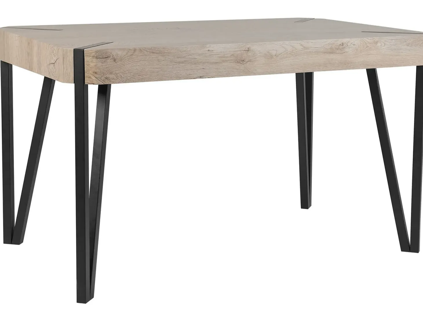 Spisebord CAMBELL Brungrå 130 cm 80 cm