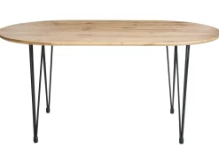 Spisebord CAVELL Lysebrun 160 cm 90 cm