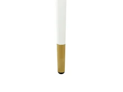 Spisebord GUTIERE Hvid marmor 120 cm 70 cm