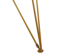 Spisebord KENTON Hvid marmor 140 cm 80 cm Hærdet glas