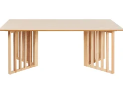 Spisebord LEANDRA Lys ask 200 cm 100 cm