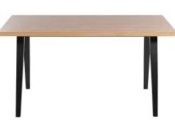 Spisebord LENISTER Brun/sort 150 cm 90 cm