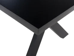 Spisebord LISALA Sort 180 cm 100 cm