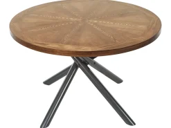 Spisebord LORENZO Brun ask 120 cm 120 cm