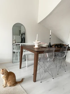 Spisebord LOTTIE Mørk valnød 160 cm 90 cm