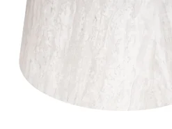 Spisebord LUMAN Travertin Effekt 220 cm 95 cm