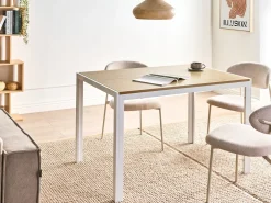Spisebord MANN Brun/hvid 120 cm 80 cm