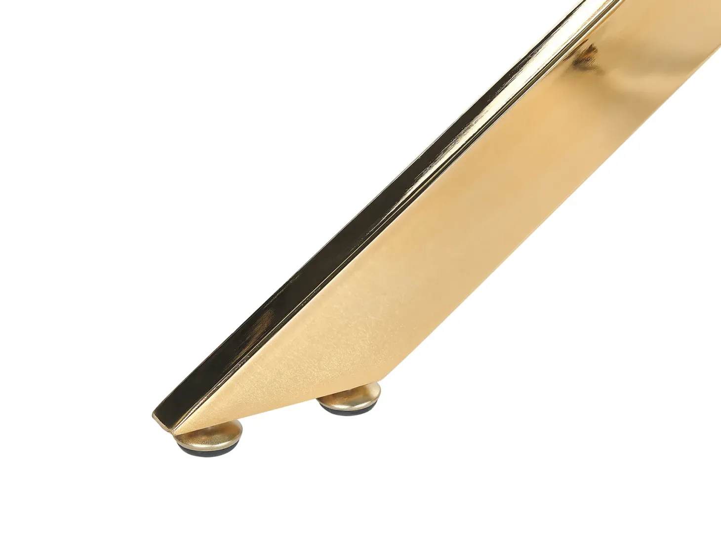 Spisebord MARAMO Guld 120 cm 70 cm Hærdet glas