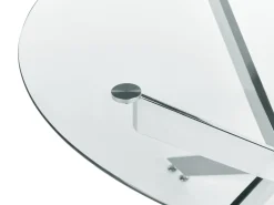 Spisebord MARAMO Sølv 120 cm 120 cm Hærdet glas