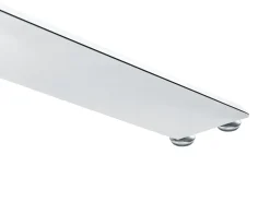 Spisebord MARAMO Sølv 120 cm 120 cm Hærdet glas