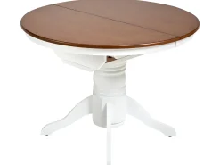 Spisebord med udtræk AKRON Brun ask 106/150 cm 106 cm Træ