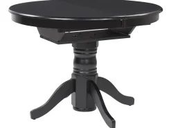 Spisebord med udtræk AKRON Sort 106/150 cm 106 cm