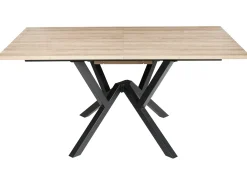 Spisebord med udtræk ANSELL Lysebrun 160/200 cm 90 cm