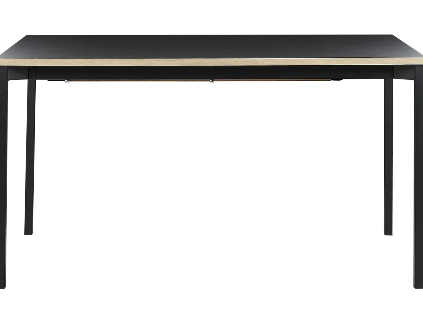 Spisebord med udtræk AVIS Sort 140/190 cm 90 cm