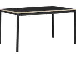 Spisebord med udtræk AVIS Sort 140/190 cm 90 cm