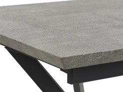 Spisebord med udtræk BENSON Lysegrå 140/180 cm 80 cm