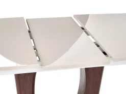 Spisebord med udtræk BERRIGAN Lys Beige 160/200 cm 90 cm