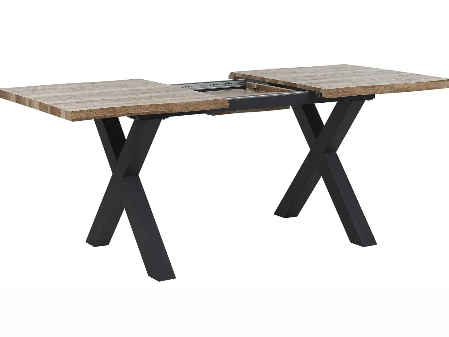 Spisebord med udtræk BRONSON Mørkebrun 140/180 cm 90 cm