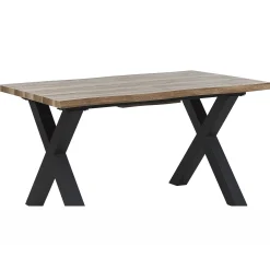 Spisebord med udtræk BRONSON Mørkebrun 140/180 cm 90 cm