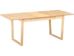 Spisebord med udtræk CAMDEN Lys ask 160/200 cm 95 cm