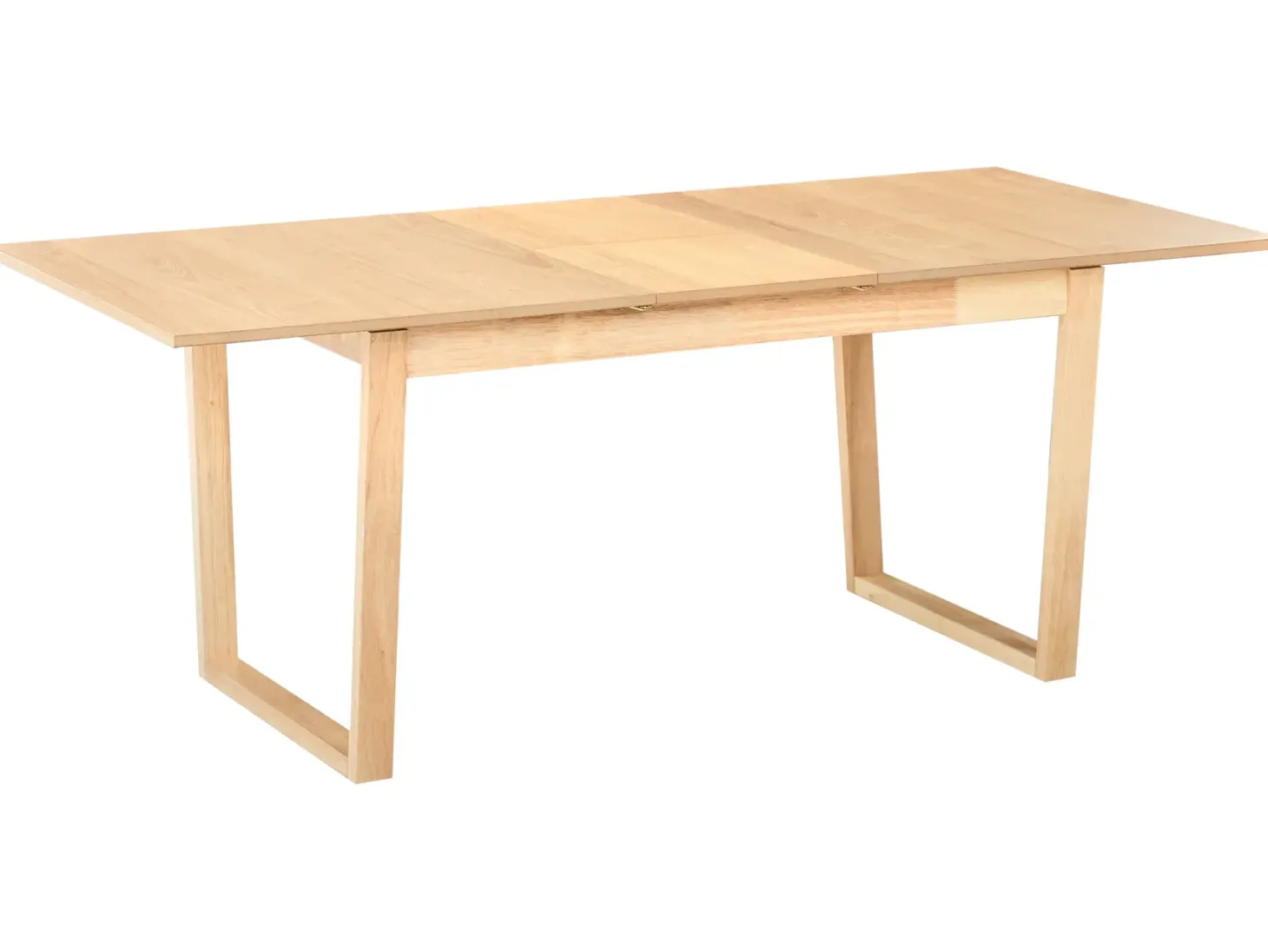Spisebord med udtræk CAMDEN Lys ask 160/200 cm 95 cm