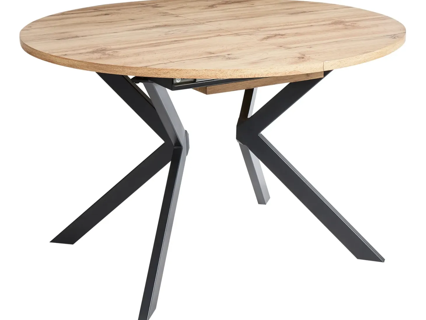Spisebord med udtræk CARLEA Lysebrun 120/160 cm 120 cm