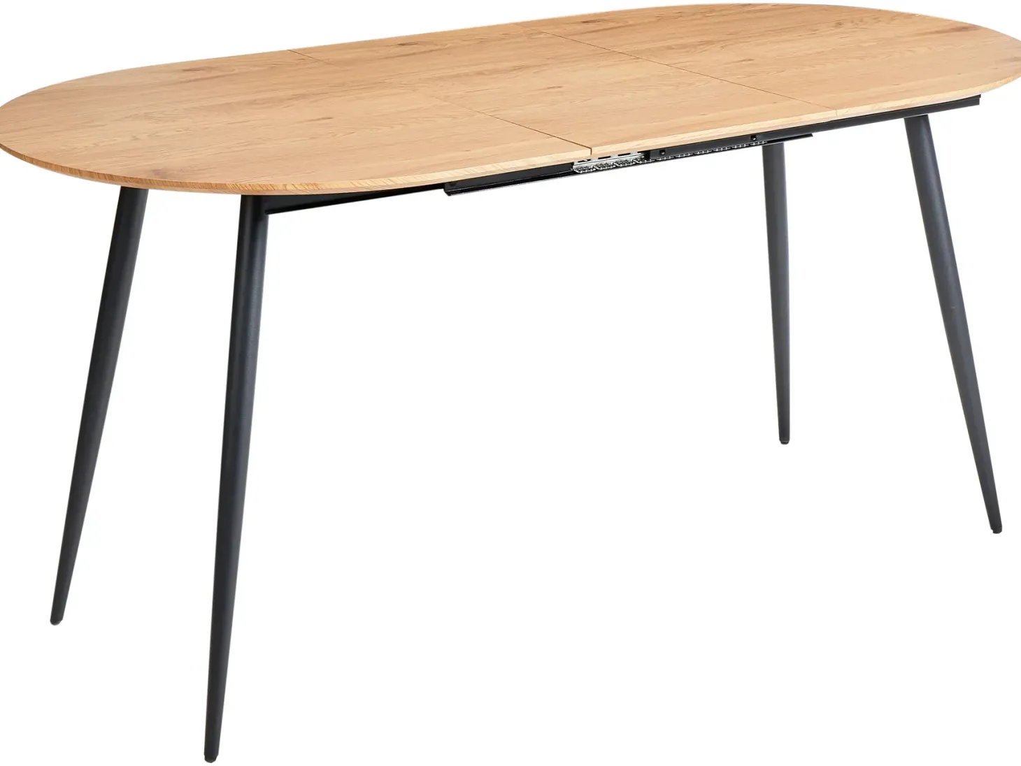 Spisebord med udtræk CLAVET Lysebrun 120/160 cm 80 cm