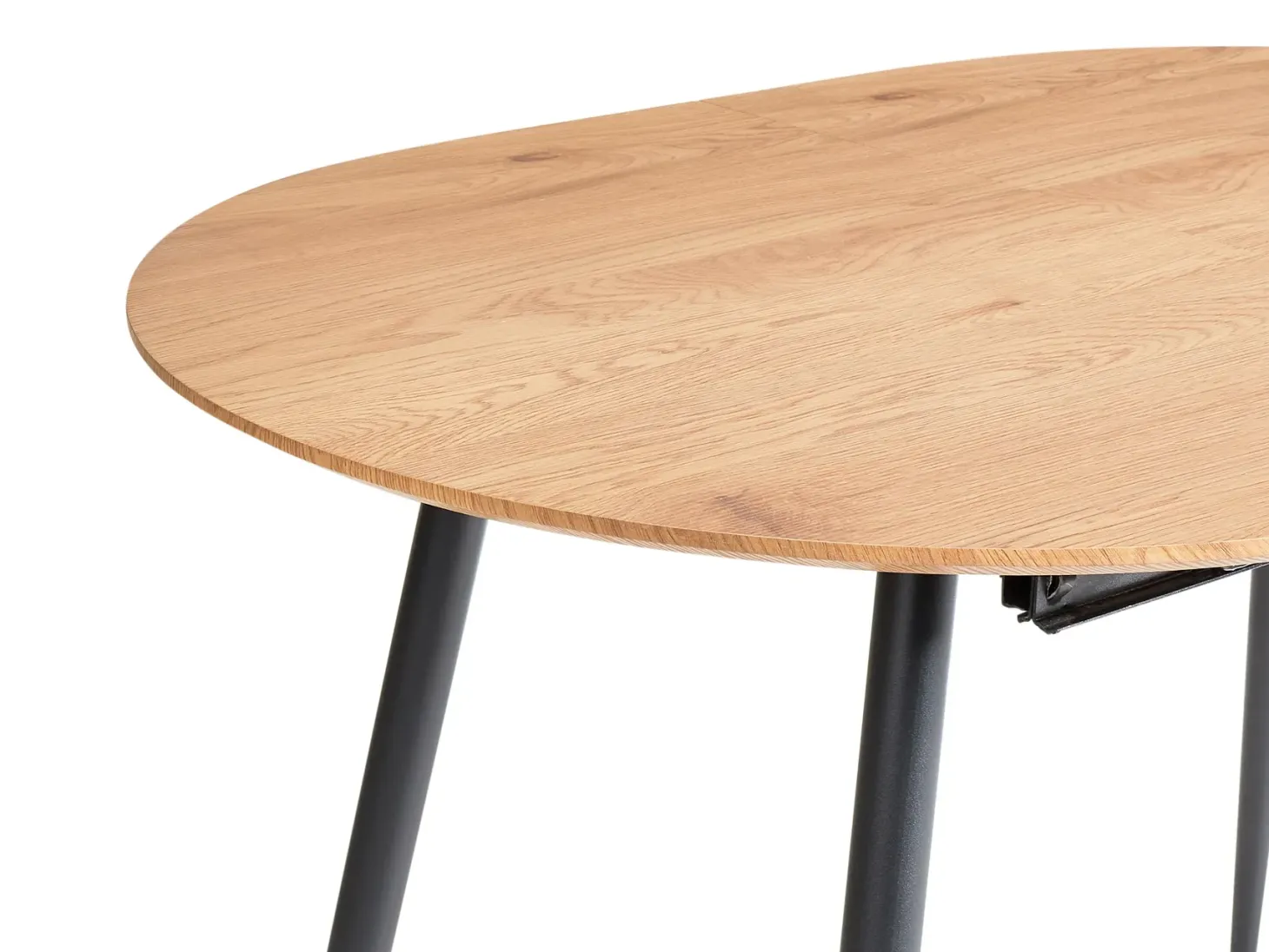 Spisebord med udtræk CLAVET Lysebrun 120/160 cm 80 cm