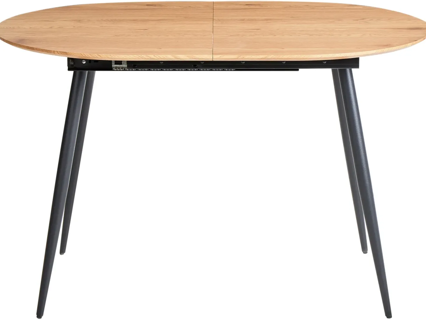 Spisebord med udtræk CLAVET Lysebrun 120/160 cm 80 cm