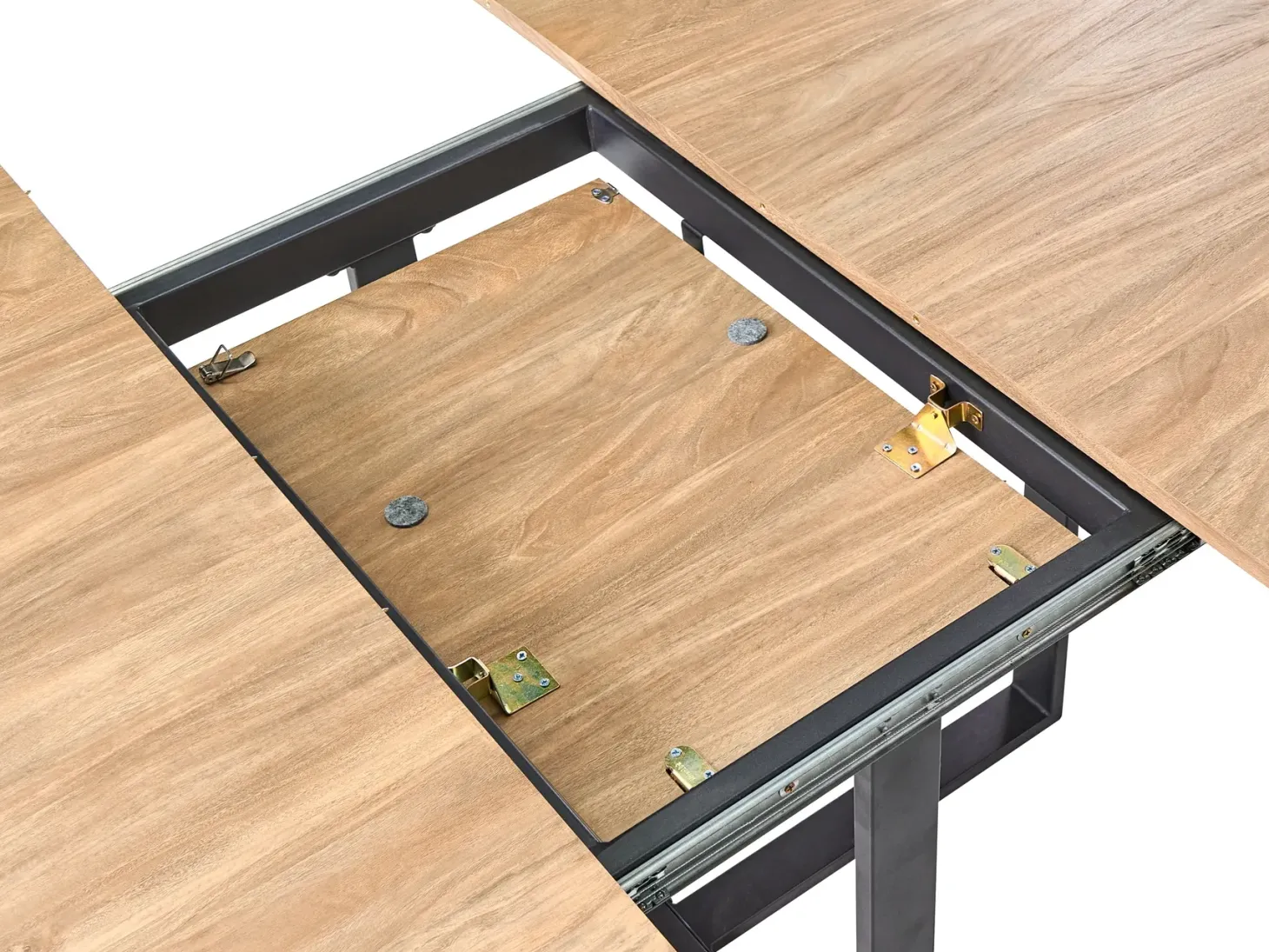 Spisebord med udtræk COOPER Brun 120/160 cm 120 cm