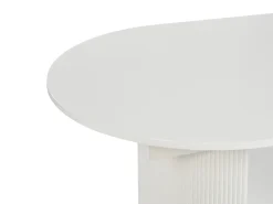 Spisebord med udtræk DULVERTON Hvid 160/200 cm 90 cm