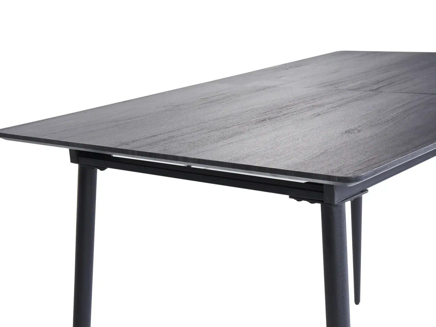 Spisebord med udtræk GELANDA Grå 120/160 cm 80 cm