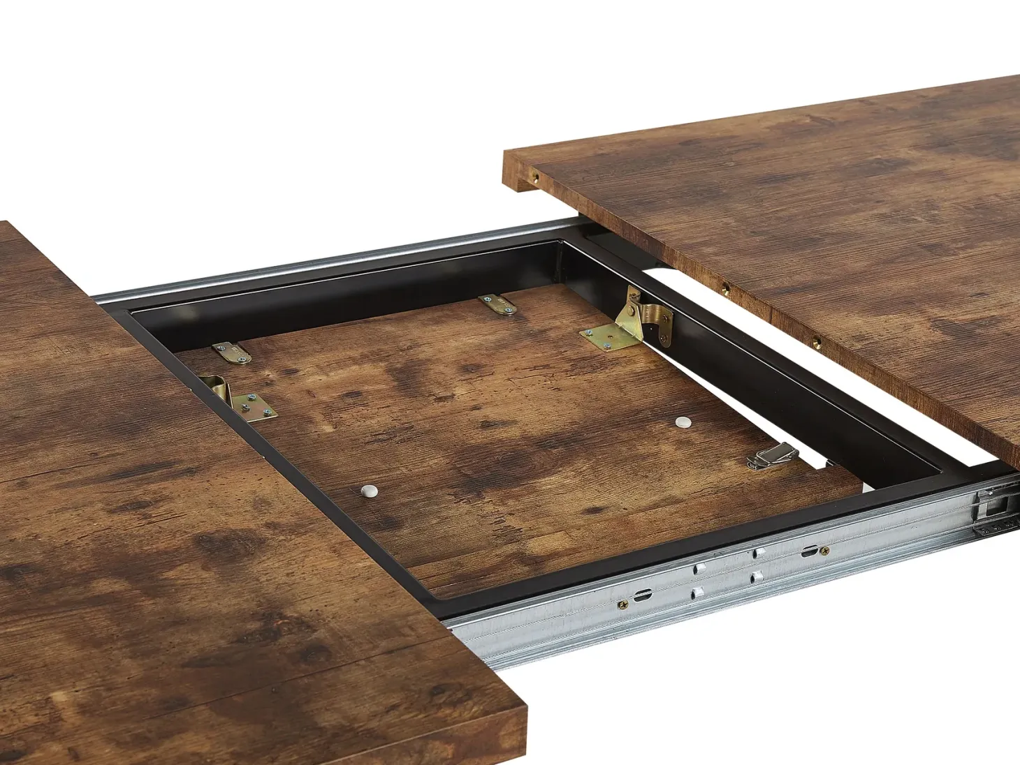 Spisebord med udtræk HARLOW Mørkebrun 140/180 cm 90 cm