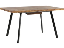 Spisebord med udtræk HARLOW Mørkebrun 140/180 cm 90 cm