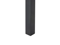 Spisebord med udtræk HOUSTON Brun/sort 120/150 cm 90 cm Fyretræ